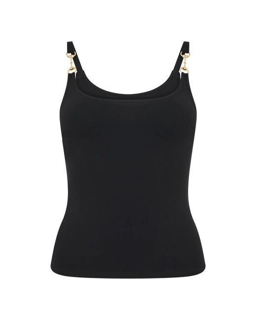 Gucci Black Sleeveless Tops