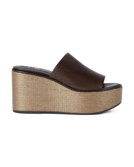 Brunello Cucinelli Brown Wedges