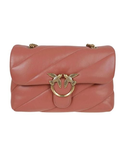 Pinko Red Shoulder Bags