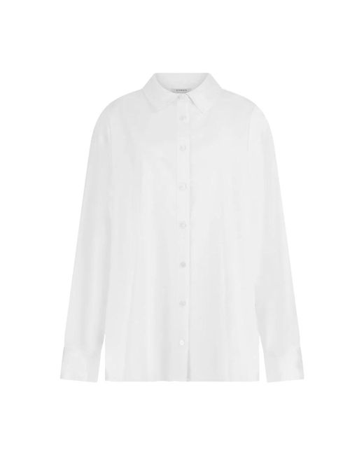 Camisa Blanca Oversize Erica Mujer Talla de Guess de color Blanco Lyst