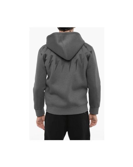 Neil Barrett Gray Zip-Throughs for men
