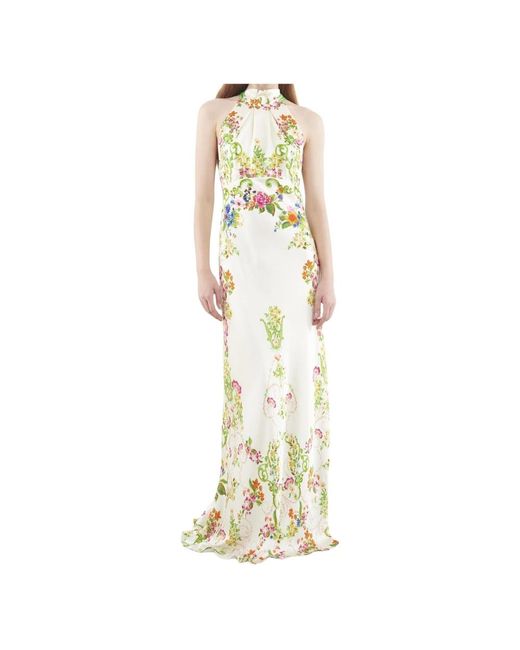 Saloni Metallic Maxi Dresses