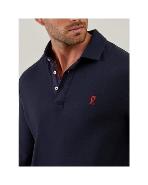 Polo Shirts Vicomte A. pour homme en coloris Blue