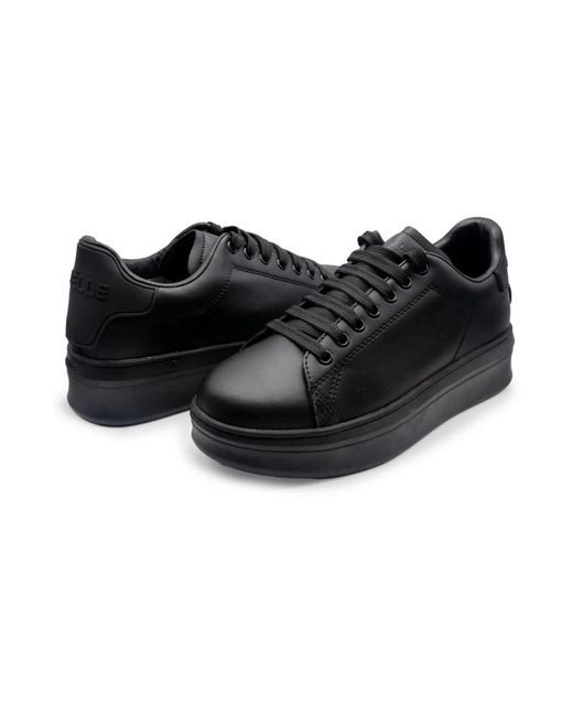 Gaelle Paris Black Sneakers for men