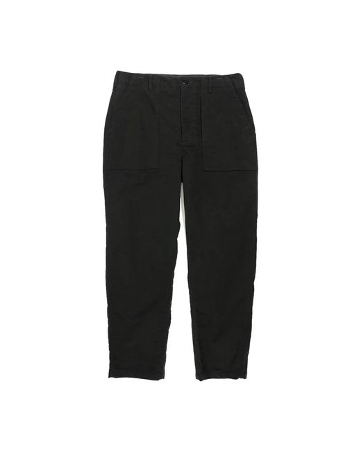 Engineered Garments Broeken ,Zwart ,Nylon Broek in het Black voor heren