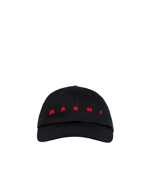 Accessories > hats > caps Marni en coloris Black