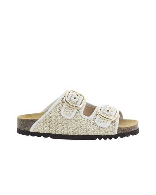 Scholl Schoenen ,Noelle Z25 Slippers in het White