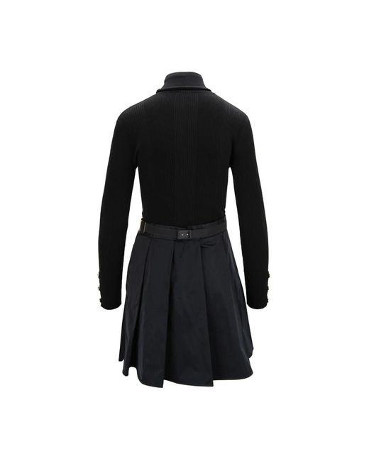 Elisabetta Franchi Black Short Dresses