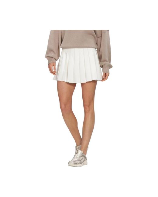 Aim'n Rokken ,Wit ,Pleated Skort in het White