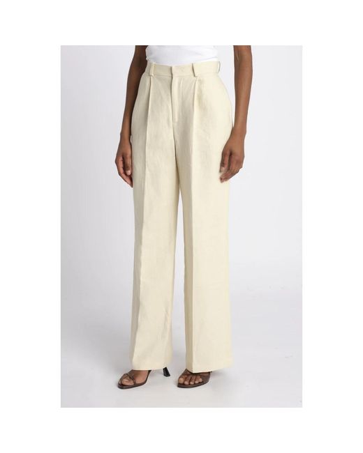 Vanessa Bruno Natural Wide Trousers