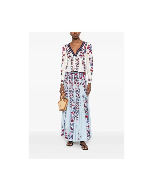 Farm Rio Blue Blouses