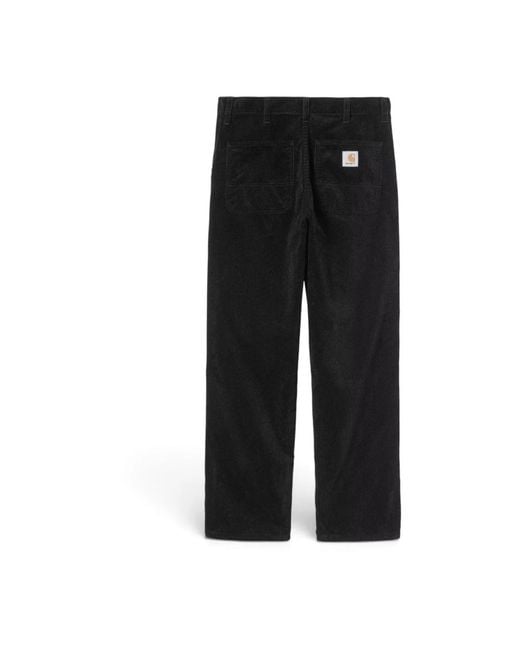 Carhartt Black Straight Trousers for men