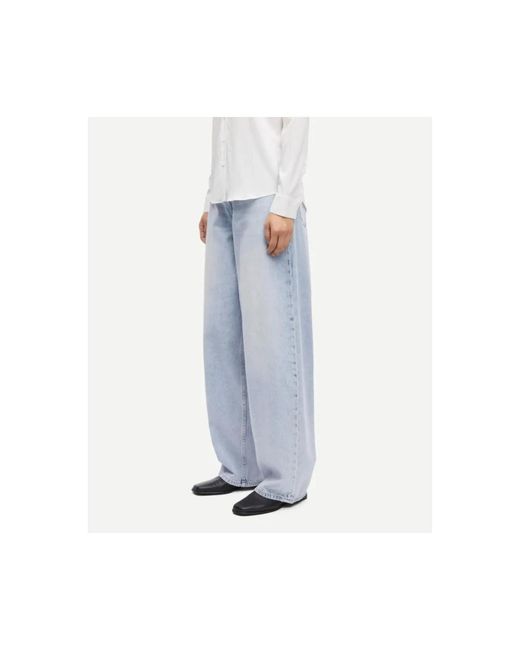 Samsøe & Samsøe Blue Loose Fit Jeans