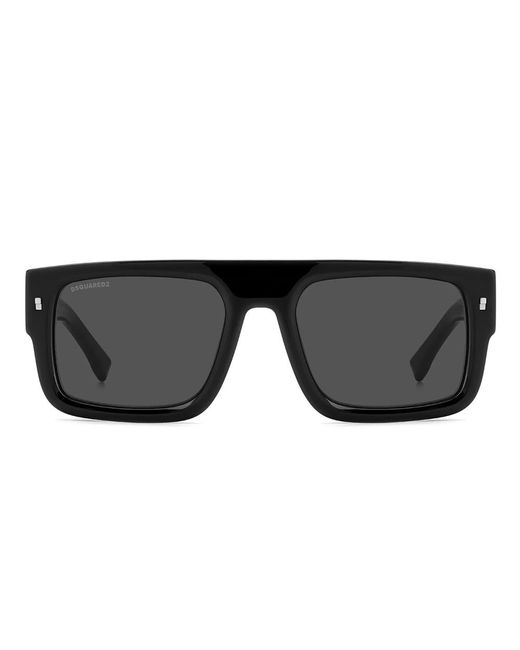 DSquared² Black Iconische sonnenbrille mit metallnieten