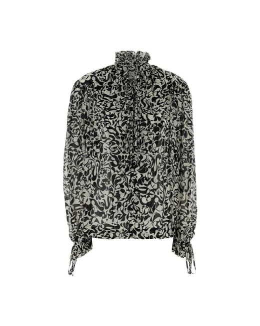 Dries Van Noten Black Blouses