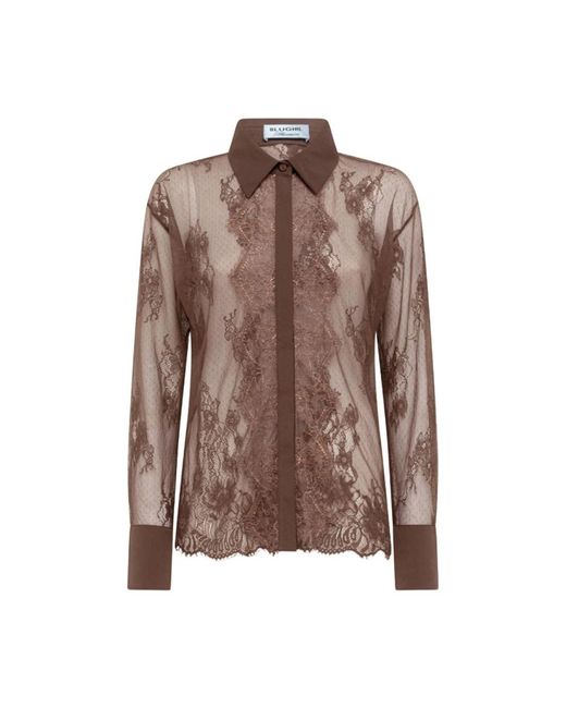 Blugirl Blumarine Brown Shirts