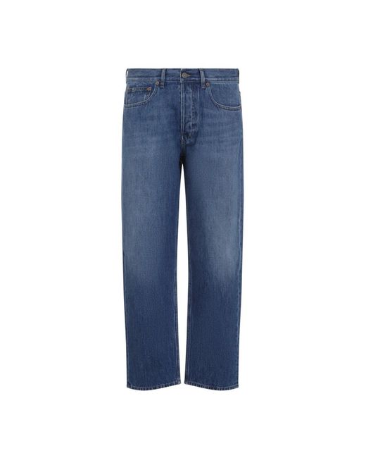 Valentino Blue Straight Jeans for men