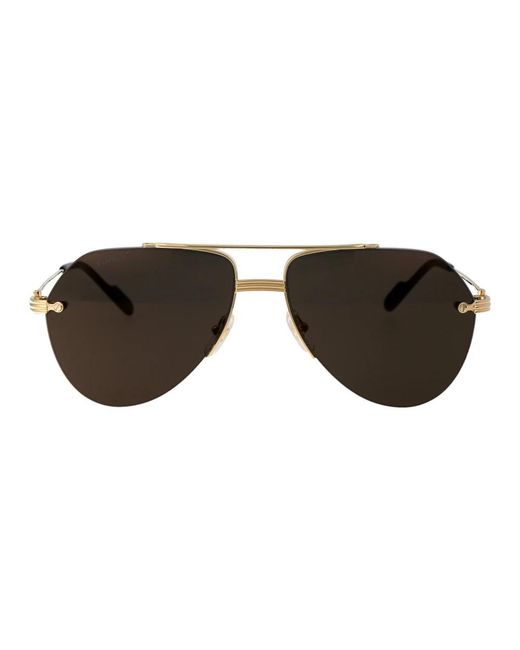 Cartier Brown Sunglasses for men