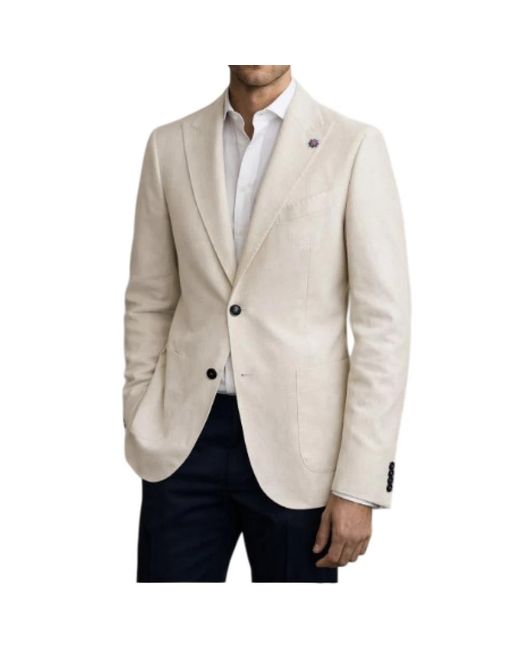 Bharnaba Gks 712 Jacket in het Natural voor heren