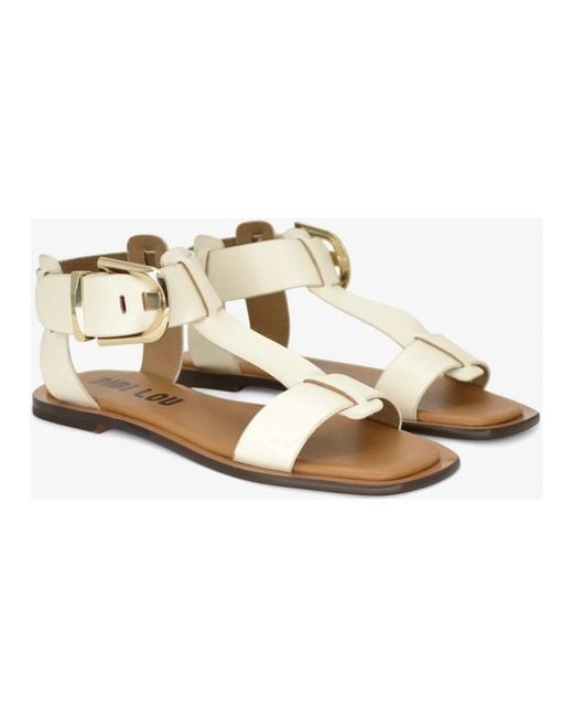 Bibi Lou Metallic Flat Sandals