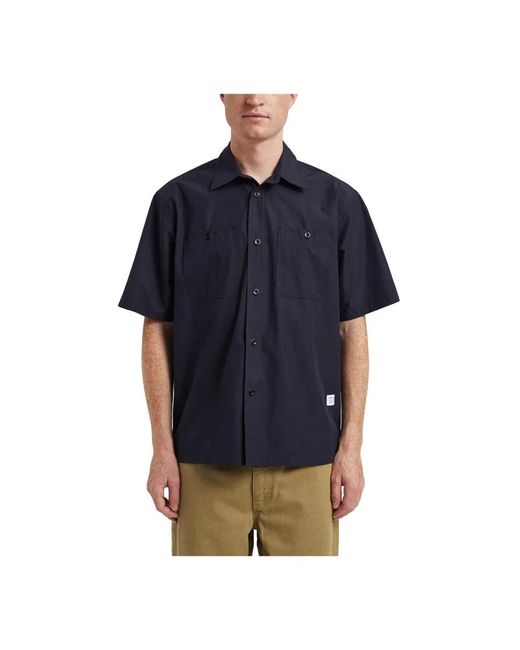 Norse Projects Blue Short Sleeve Shirts for men