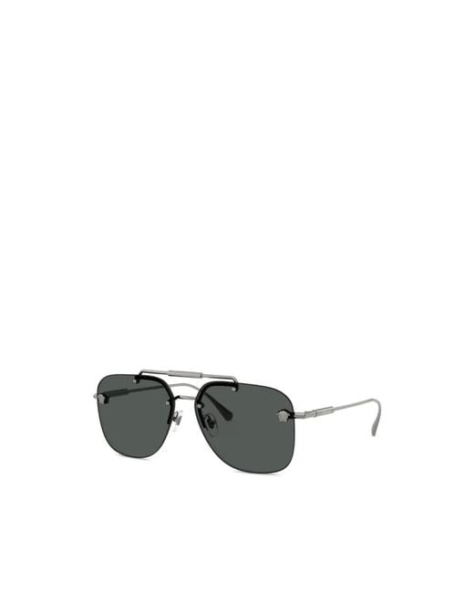 Versace Gray Sunglasses