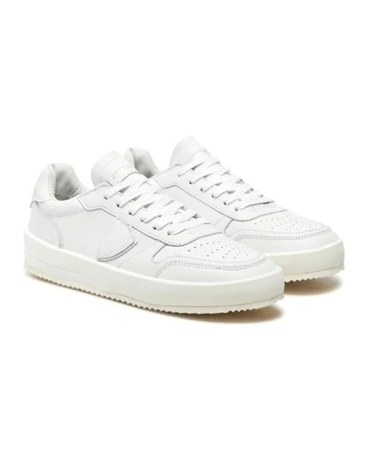 Philippe Model White Sneakers