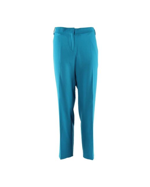 Trousers > straight trousers Pinko en coloris Blue