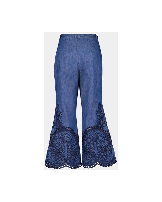 Zimmermann Wide Jeans in het Blue