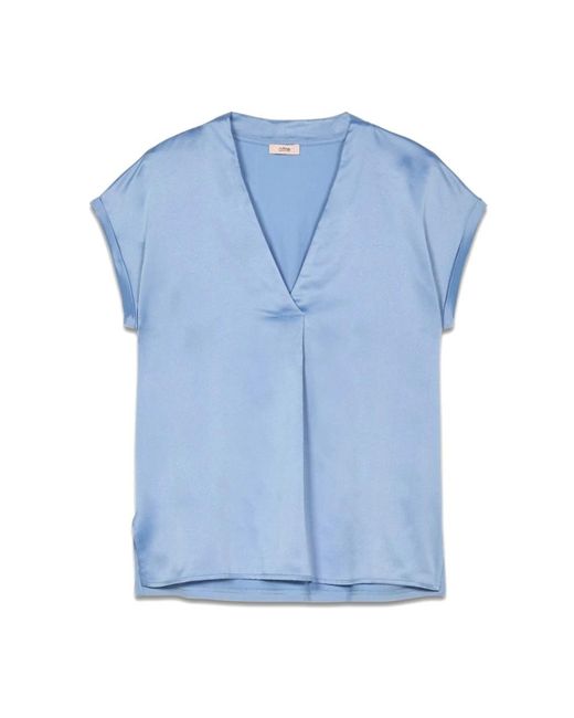 Blouses di Oltre in Blue