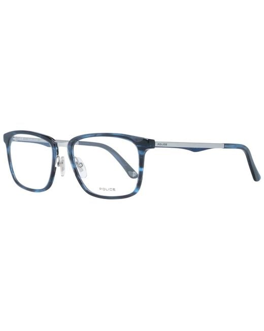 Glasses Police de hombre de color Blue