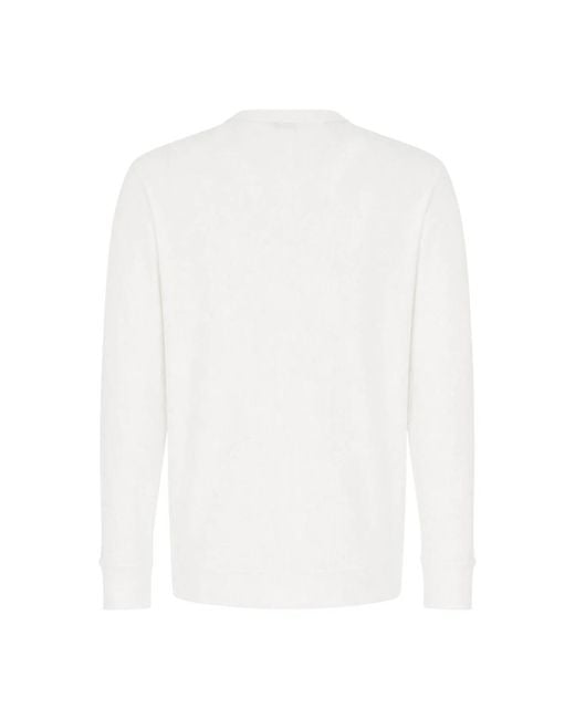 Burberry White Long Sleeve T-Shirts for men