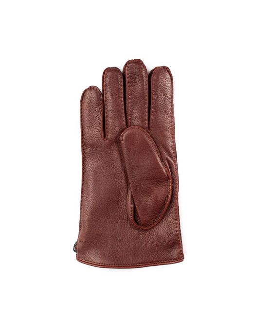 Orciani Brown Gloves for men