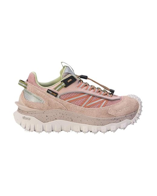 Moncler Pink Trailgrip leichte sneakers