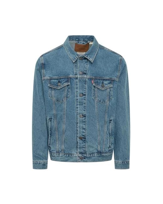 Levi's Blue Denim Jackets for men