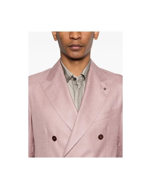 Tagliatore Pink Blazers for men