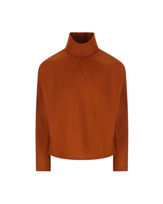 Saint Laurent Brown Turtlenecks