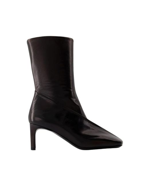 Jil Sander Black Heeled Boots