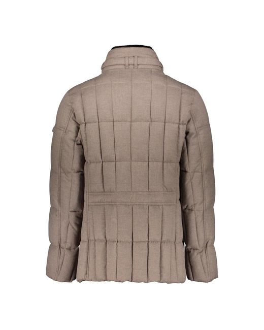 Moorer Brown Down Jackets for men