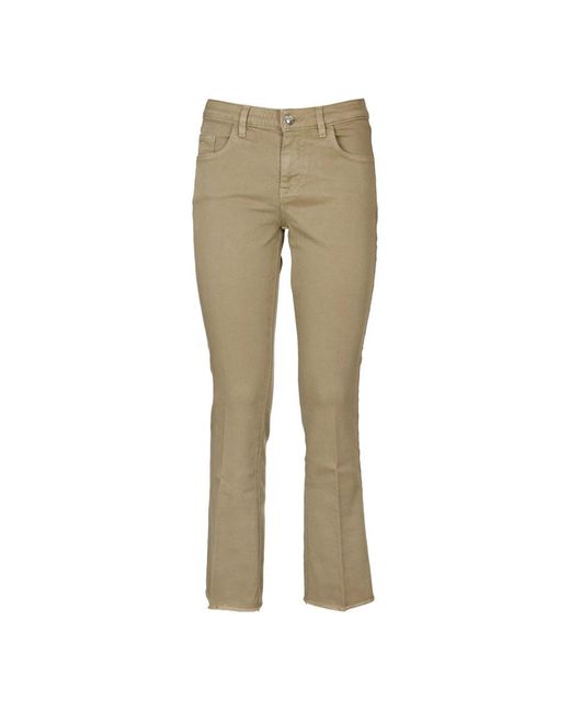 Fay Natural Boot-Cut Jeans