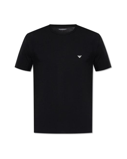 T-Shirts di Emporio Armani in Black da Uomo