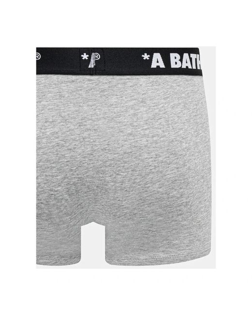 A Bathing Ape One Point Trunks in Gray für Herren