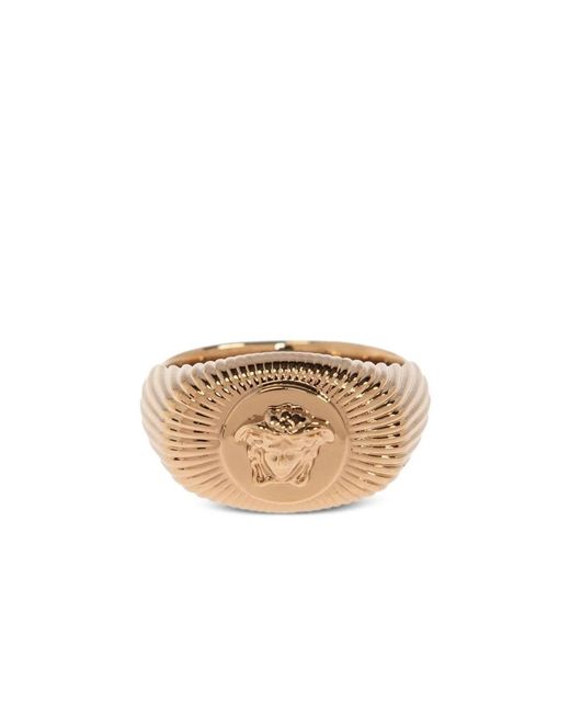 Versace Medusa Biggie Ring in Natural für Herren