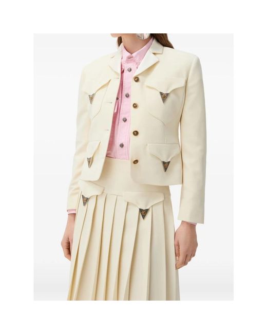 Blazers Versace de color White