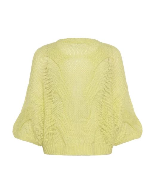 Gestuz Truien & Vesten ,Groen ,Cardigans in het Yellow