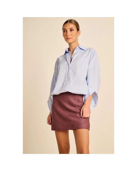 Short Skirts di March23 in Purple