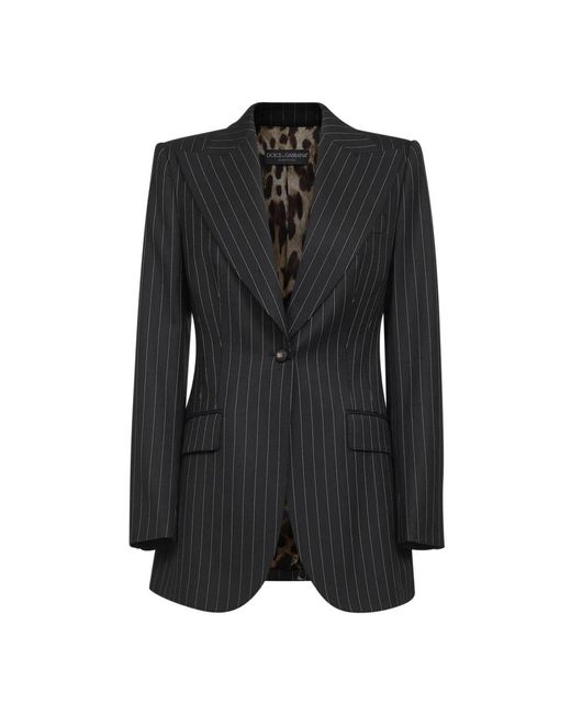 Dolce & Gabbana Black Blazers
