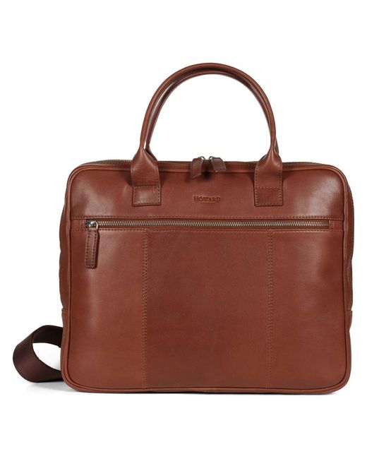 Howard London Brown Laptop Bags & Cases for men
