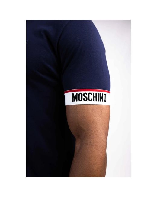 Tops > t-shirts Moschino pour homme en coloris Blue