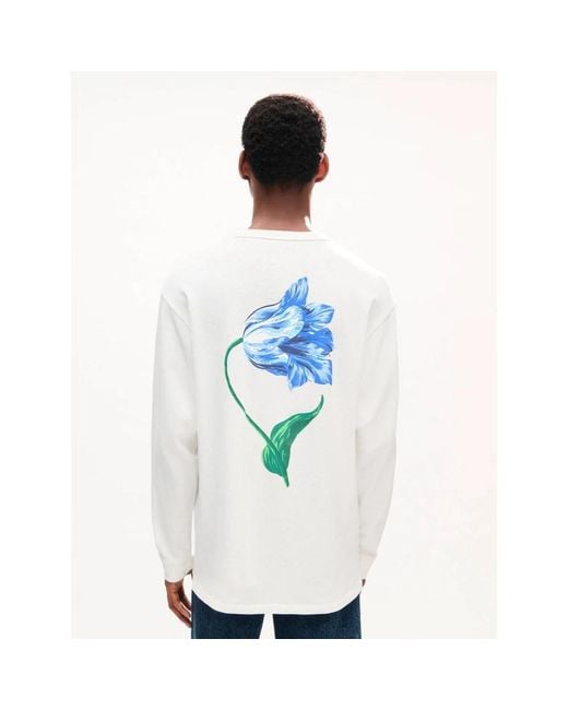 KENZO White Long Sleeve T-Shirts for men